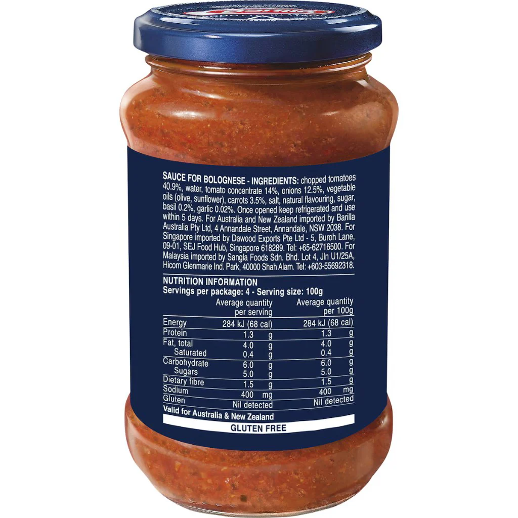Barilla Bolognese Pasta Sauce 400g - Image 3