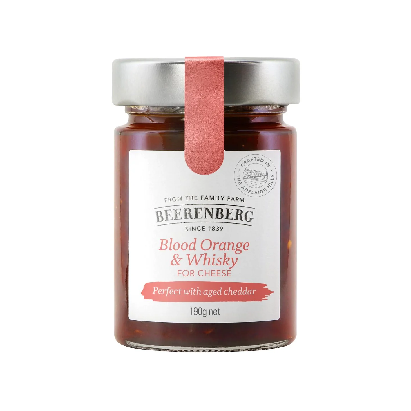 Beerenberg Blood Orange & Whisky For Cheese 190g