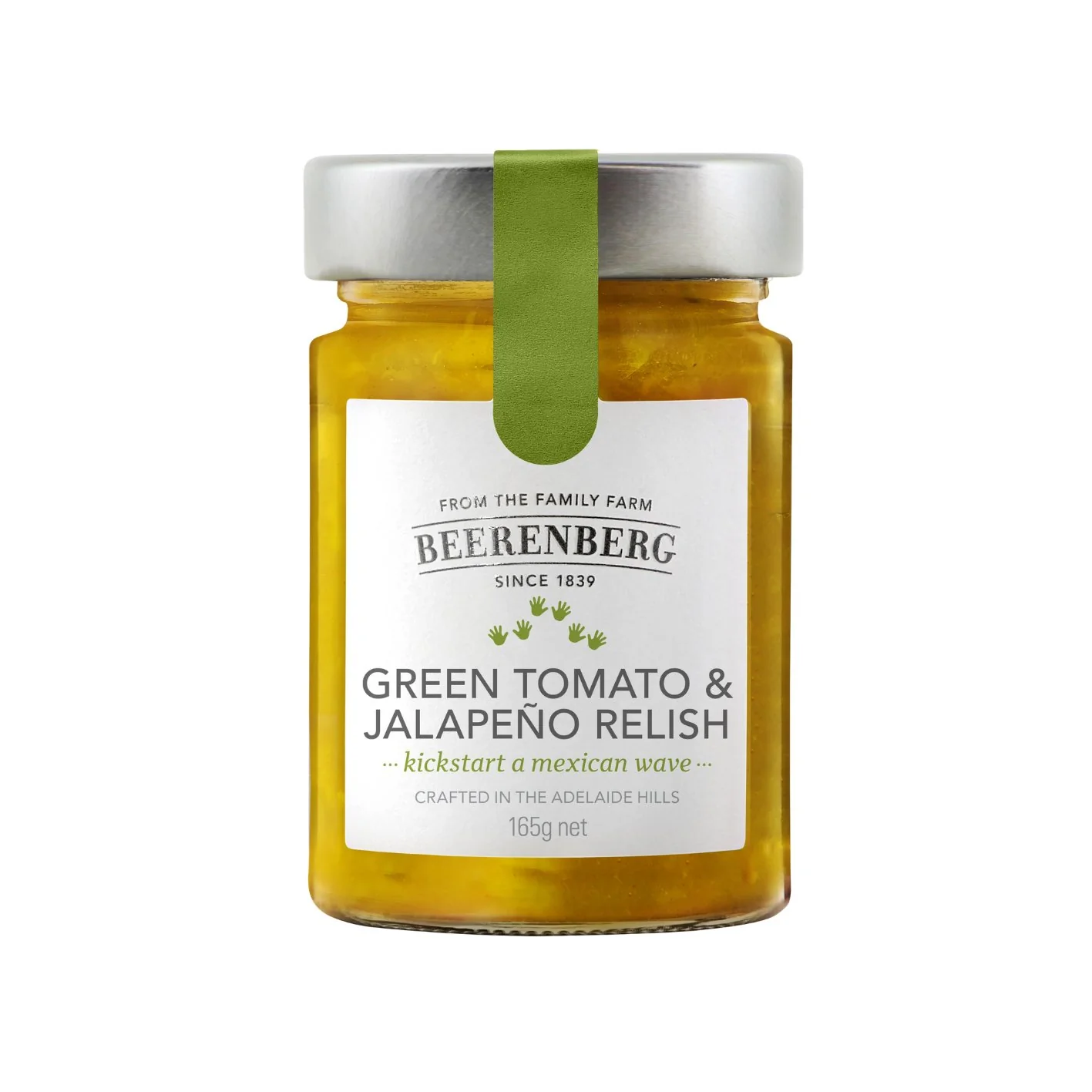 Beerenberg Green Tomato & Jalapeno Relish 165g