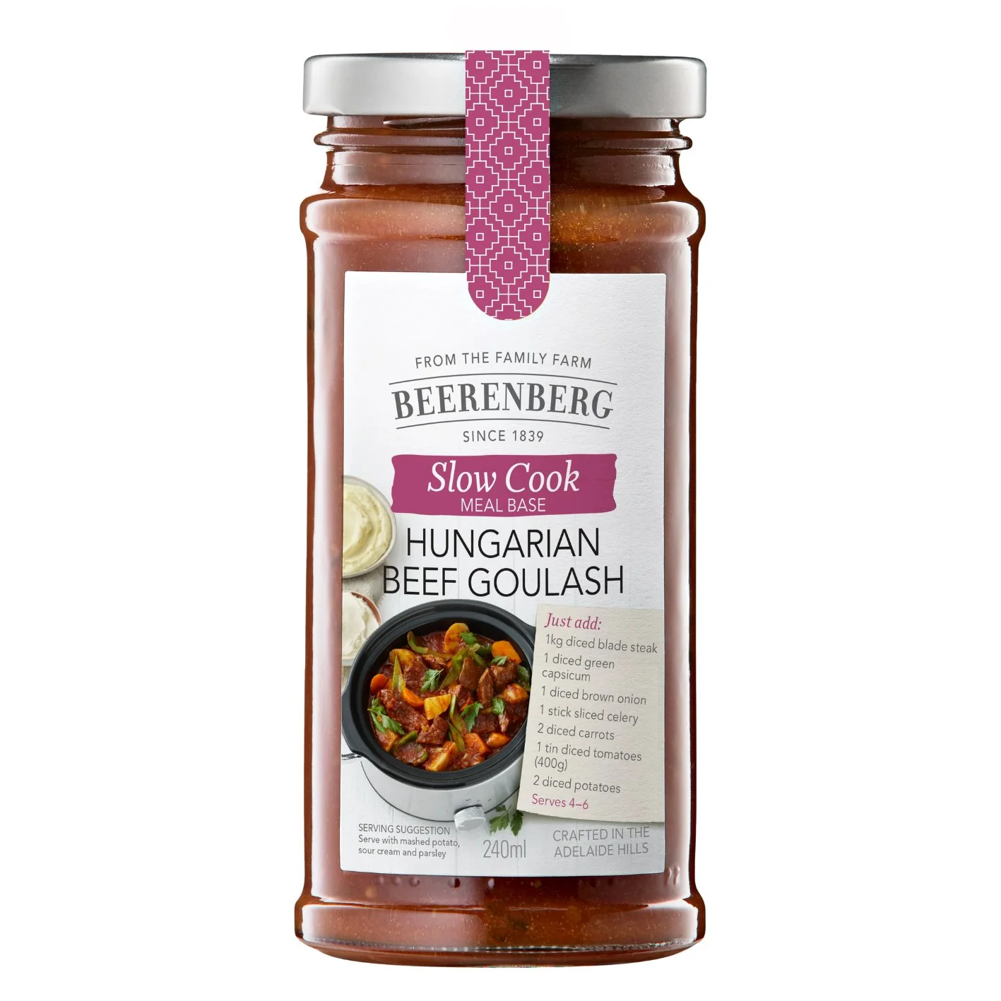 Beerenberg Slow Cooker Hungarian Beef Goulash 240ml