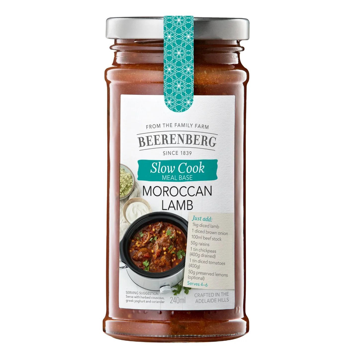 Beerenberg Slow Cooker Moroccan Lamb 240ml