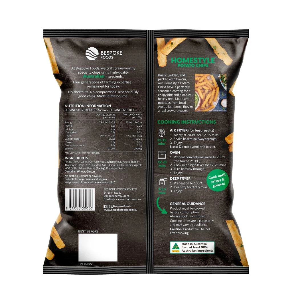 Bespoke Homestyle Potato Chips 750g - Image 3