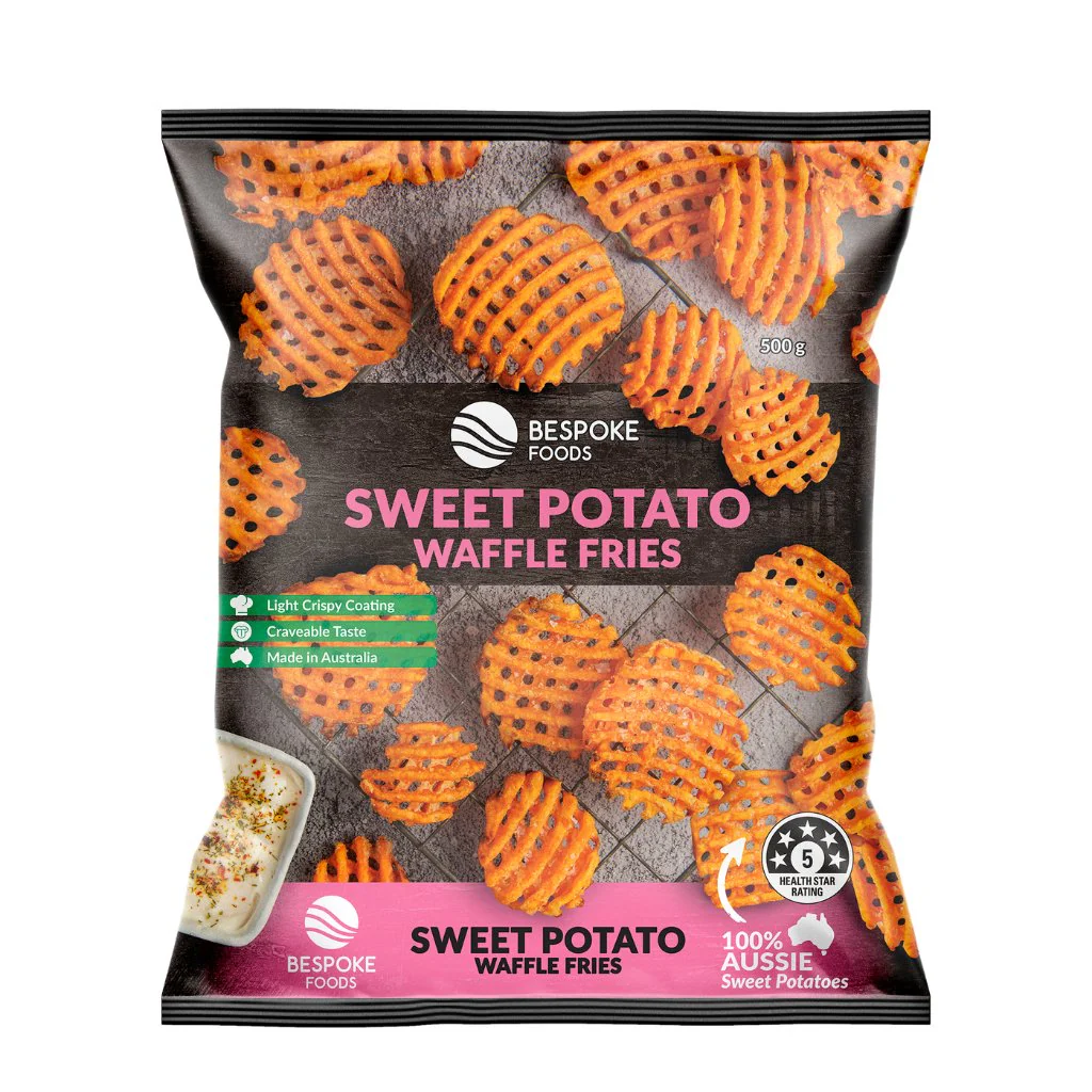 Bespoke Sweet Potato Waffle Fries 500g