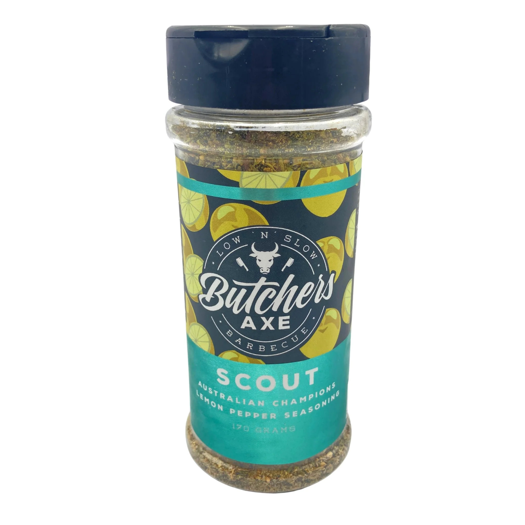 Butchers Axe Scout Lemon Pepper Seasoning 170g