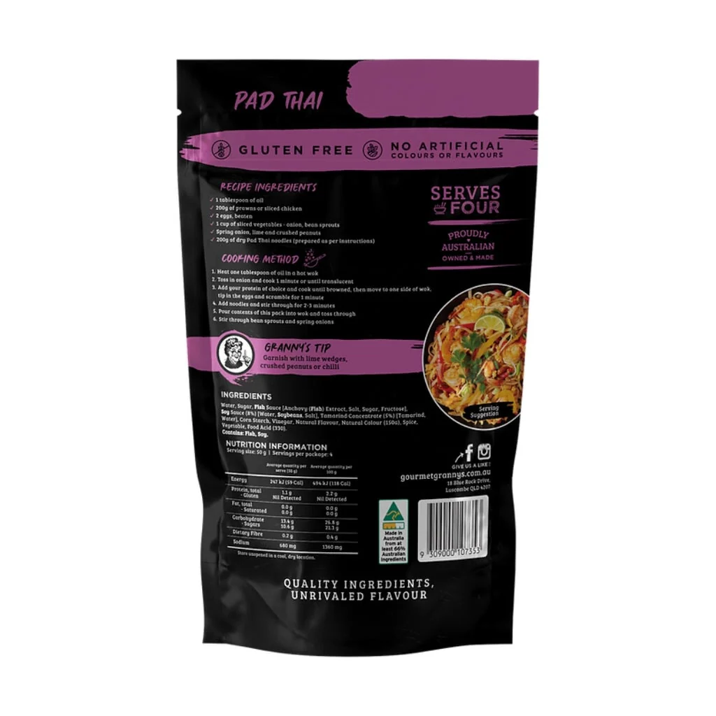 Gourmet Granny's Stir-Fry Sauce 200g - Pad Thai - Image 2