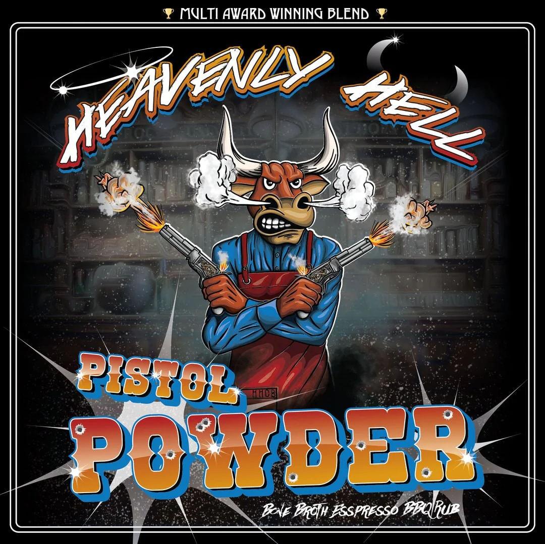 Heavenly Hell Pistol Powder BBQ Rub 150g - Image 2