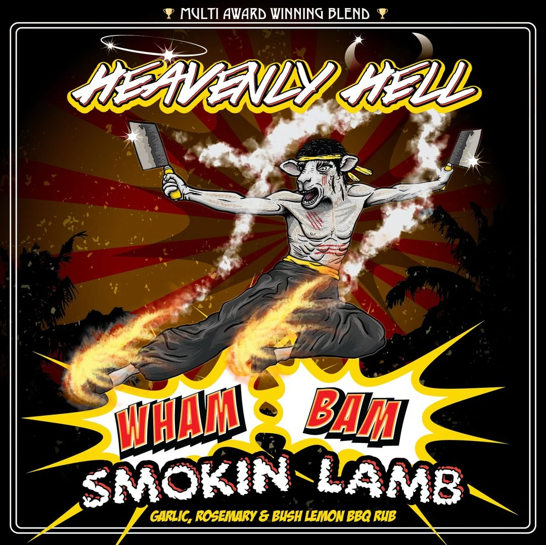 Heavenly Hell Wham Bam Smokin Lamb Rub 150g - Image 2