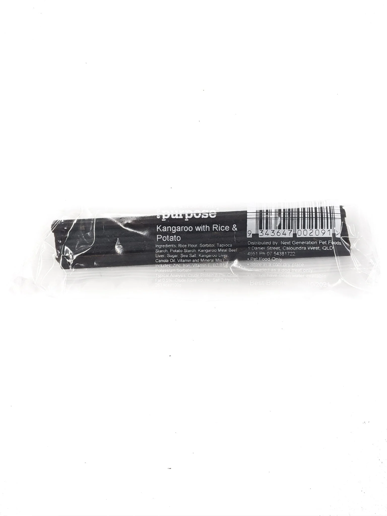 Kangaroo with Rice and Potato Dog Dental Chew (15cm)