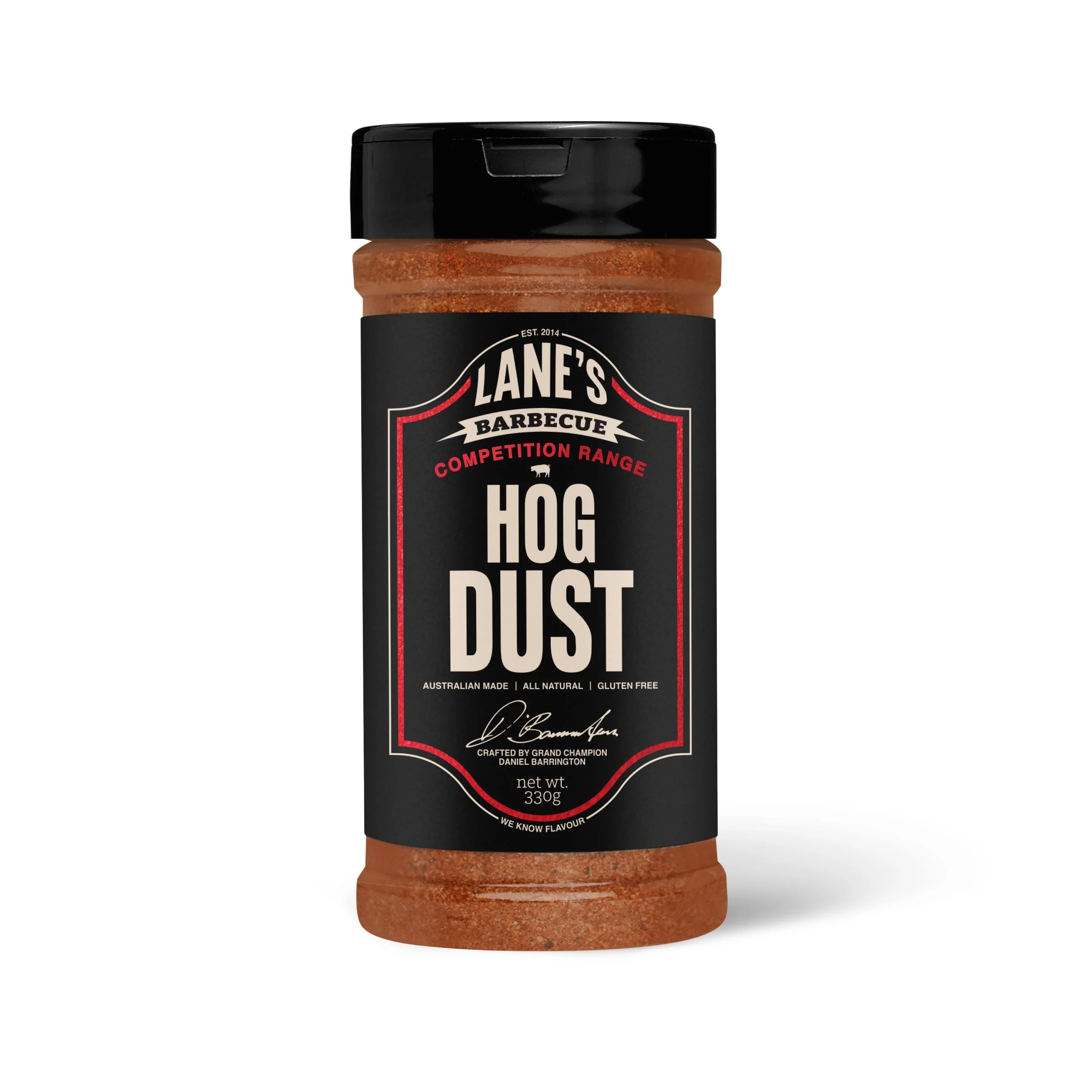 Lane's BBQ Competition Range Hog Dust 330g - Pitmaster