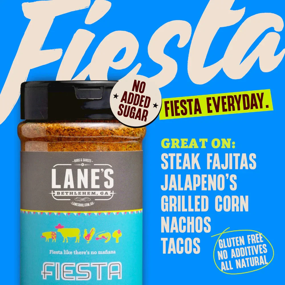 Lane's BBQ Fiesta Rub 340g - Pitmaster - Image 2
