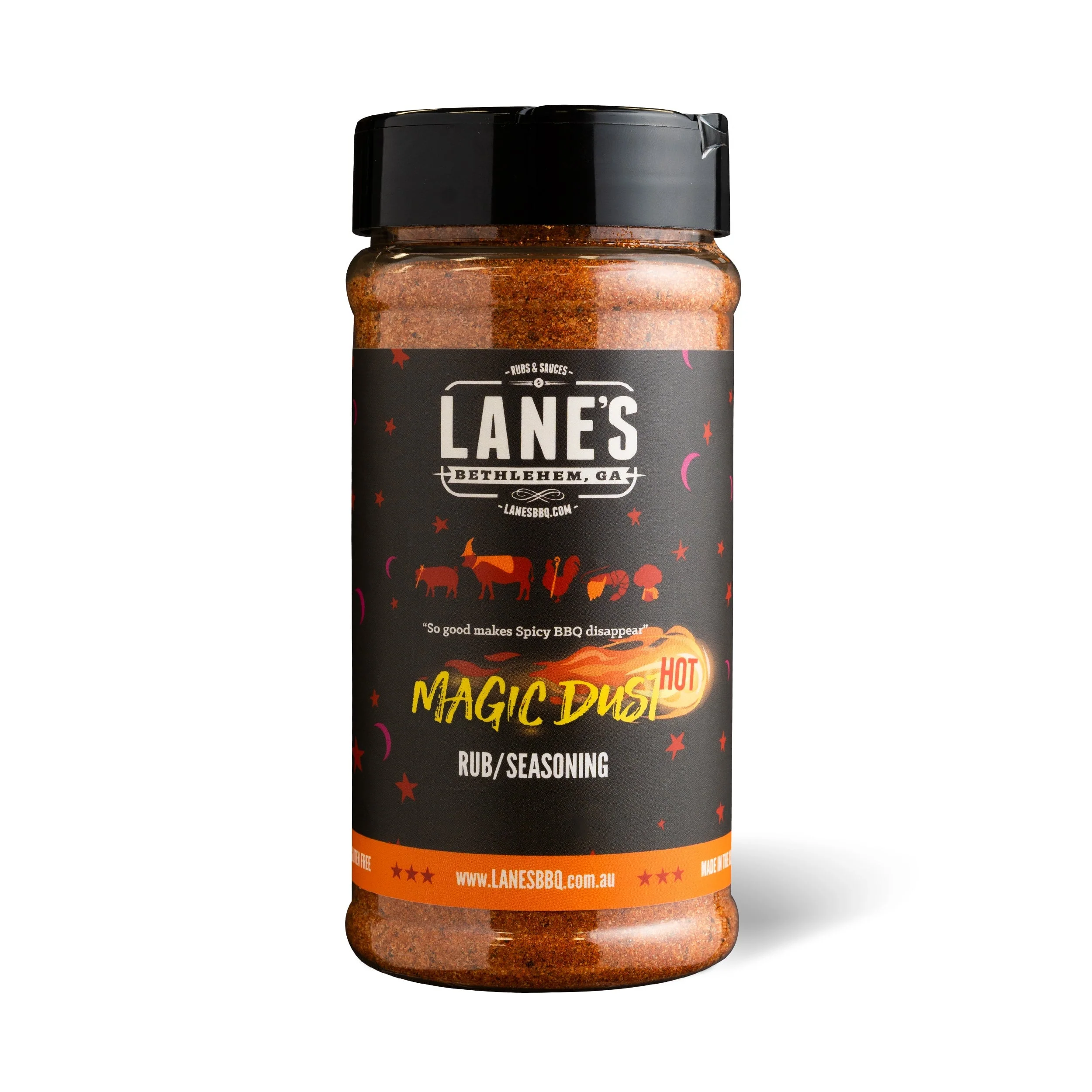 Lane's BBQ Magic Dust Hot Rub 331g - Pitmaster