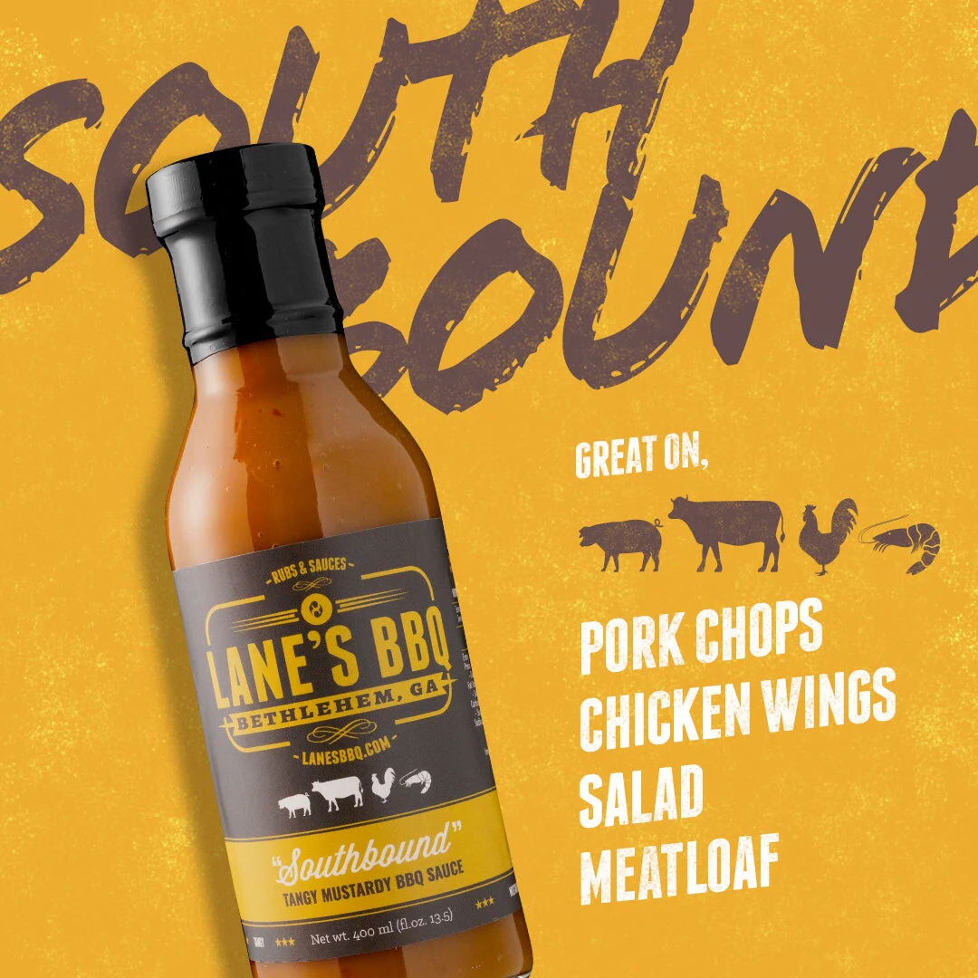Lane's BBQ Southbound Sauce 365ml - Image 2