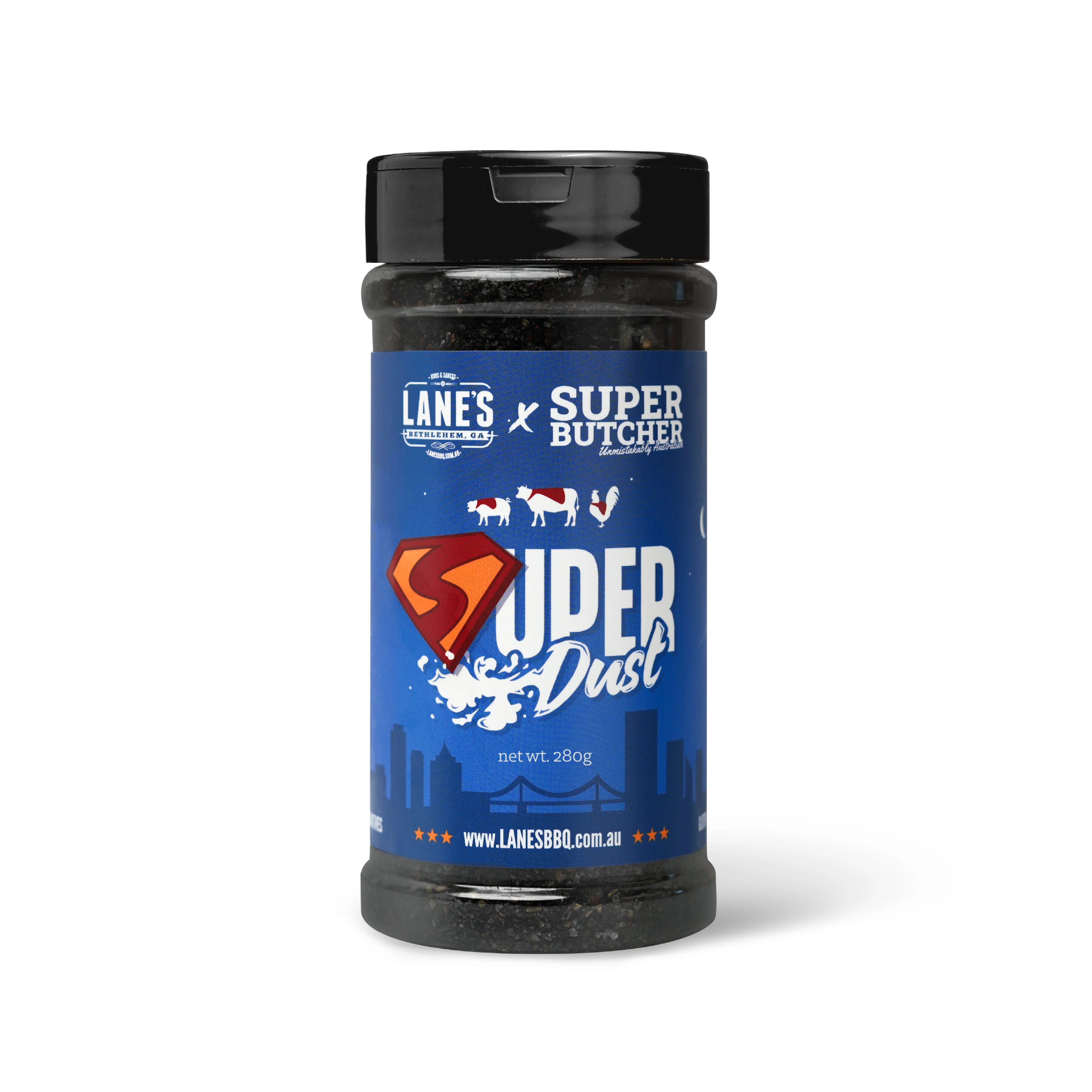Lane's BBQ X Super Butcher Super Dust Rub 280g - Pitmaster