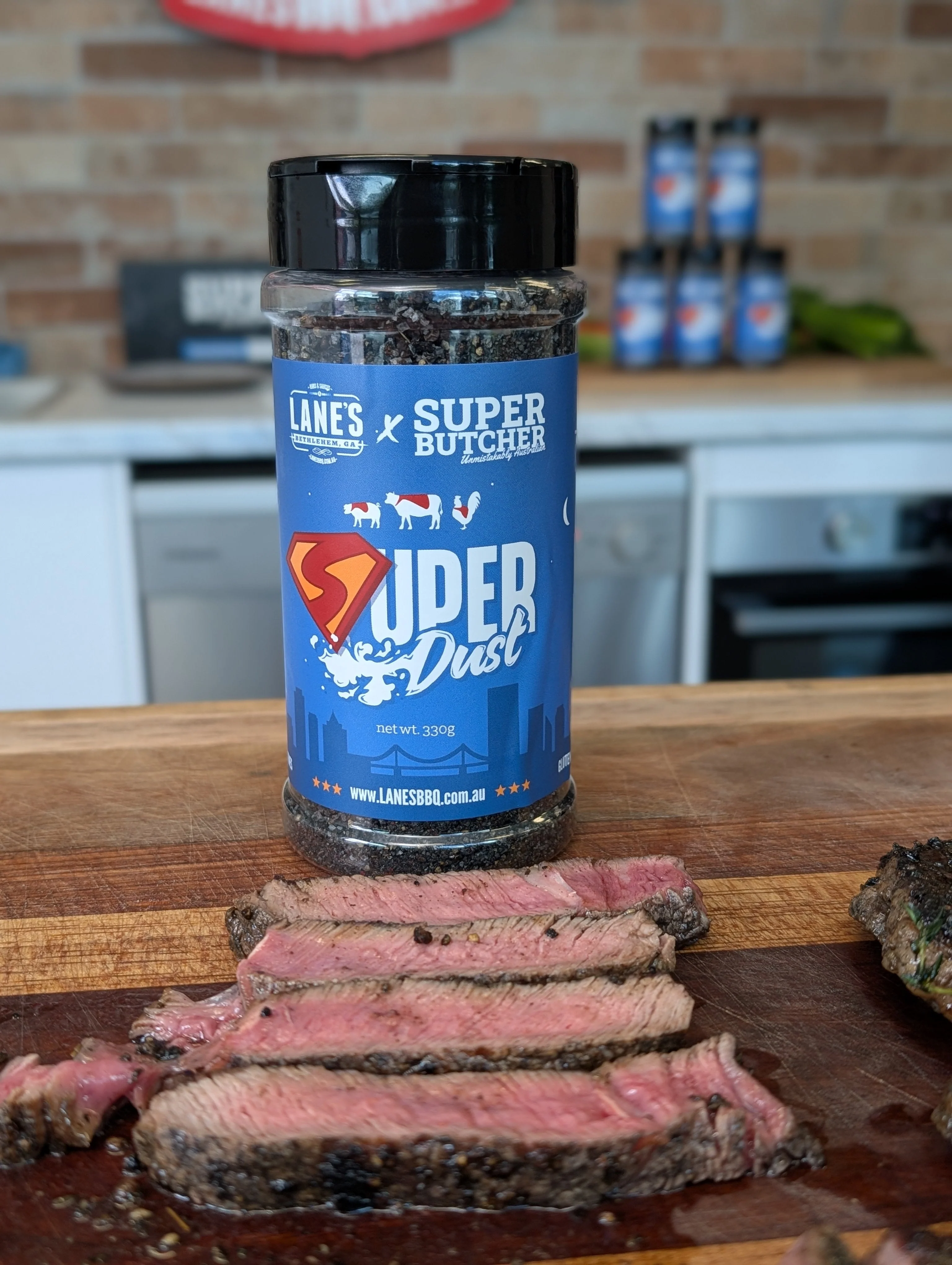 Lane's BBQ X Super Butcher Super Dust Rub 280g - Pitmaster - Image 4