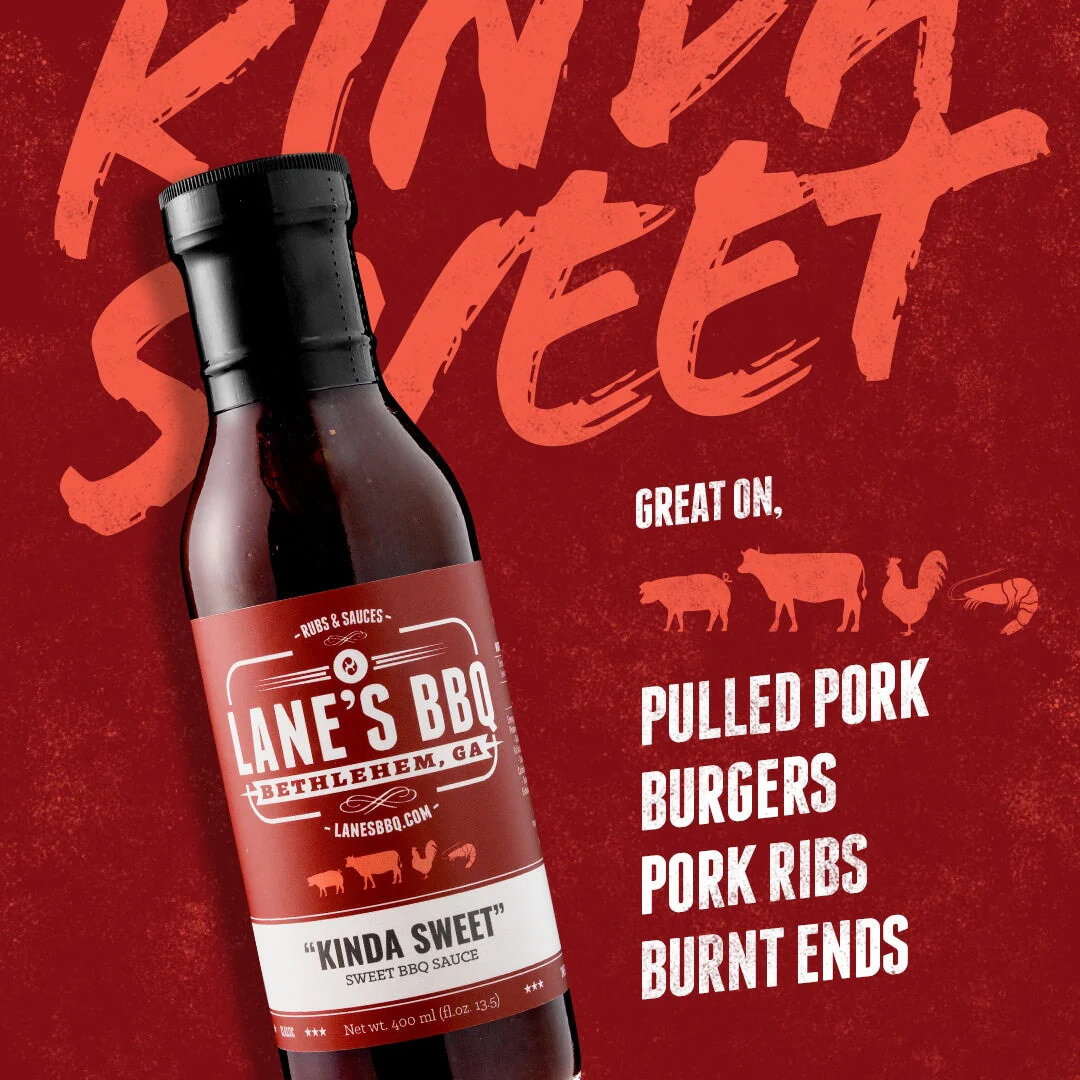 Lane's BBQ Kinda Sweet BBQ Sauce 285ml - Image 3