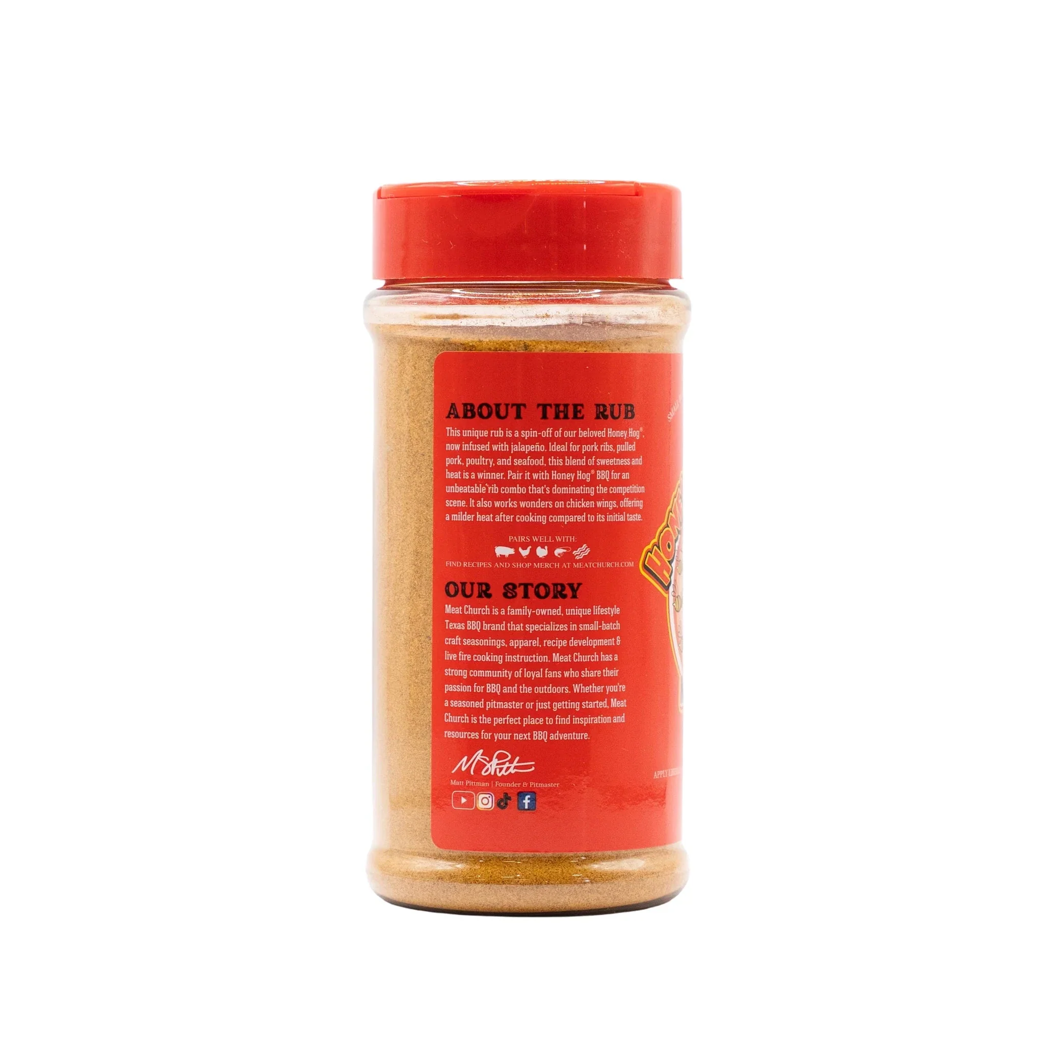 Meat Church Honey Hot Hog BBQ Rub 340.2g - Image 2