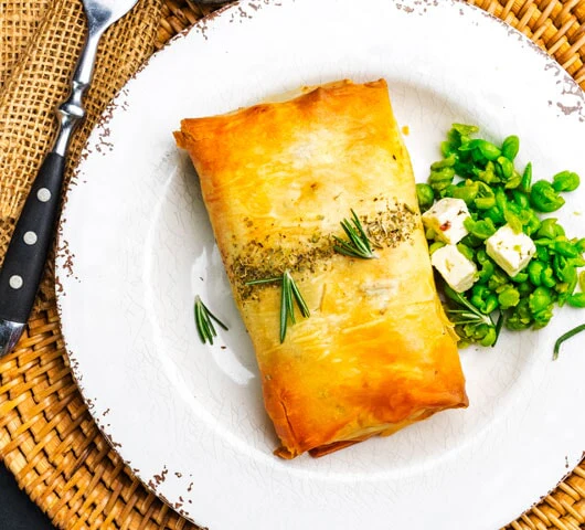 Roast Pumpkin, Spinach & Fetta Filo Pastry