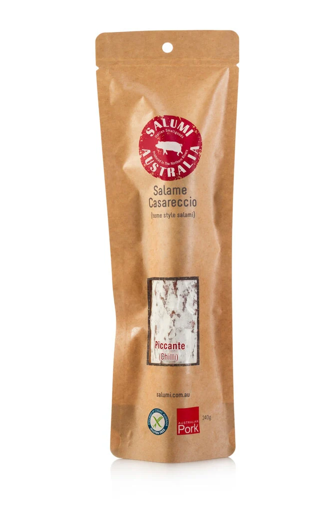 Salame Casaerccio – Piccante (Chilli) – Free Range Salami 240G