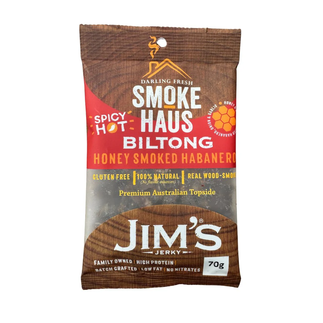 Smoke Haus Biltong - Honey Smoked Habanero 70g