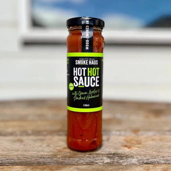 Smoke Haus Hot Hot Sauce with Green Apples & Habanero 140ml - Image 2