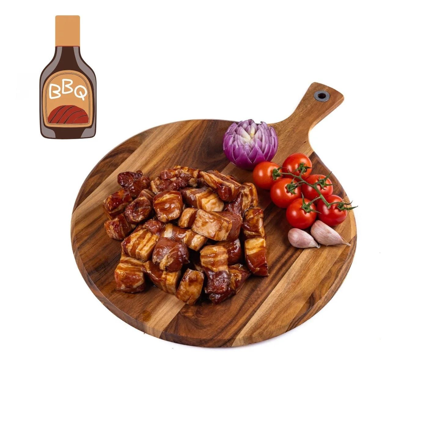 Sticky Pork Bites 1kg - BBQ Rib