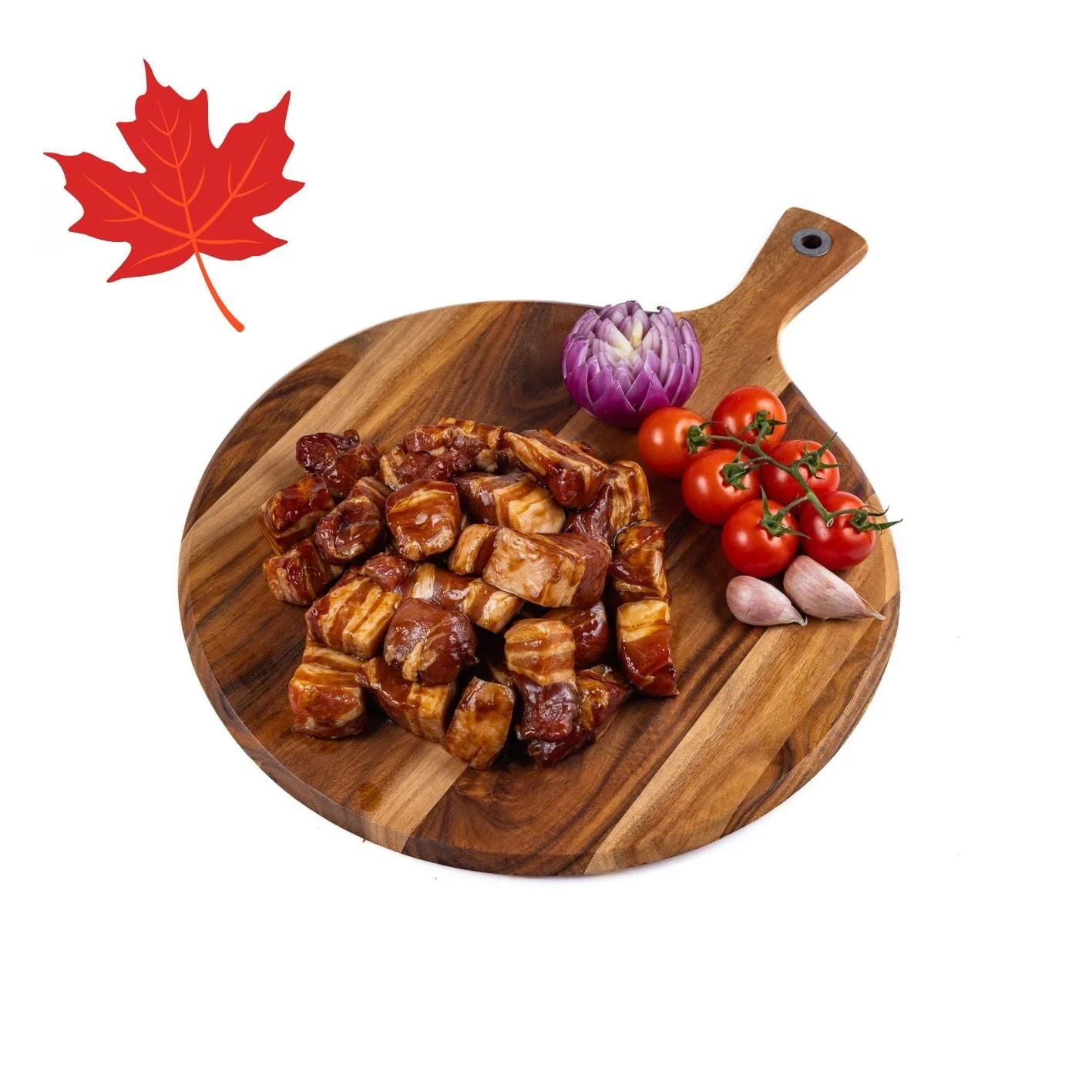 Sticky Pork Bites 1kg - Canadian Maple