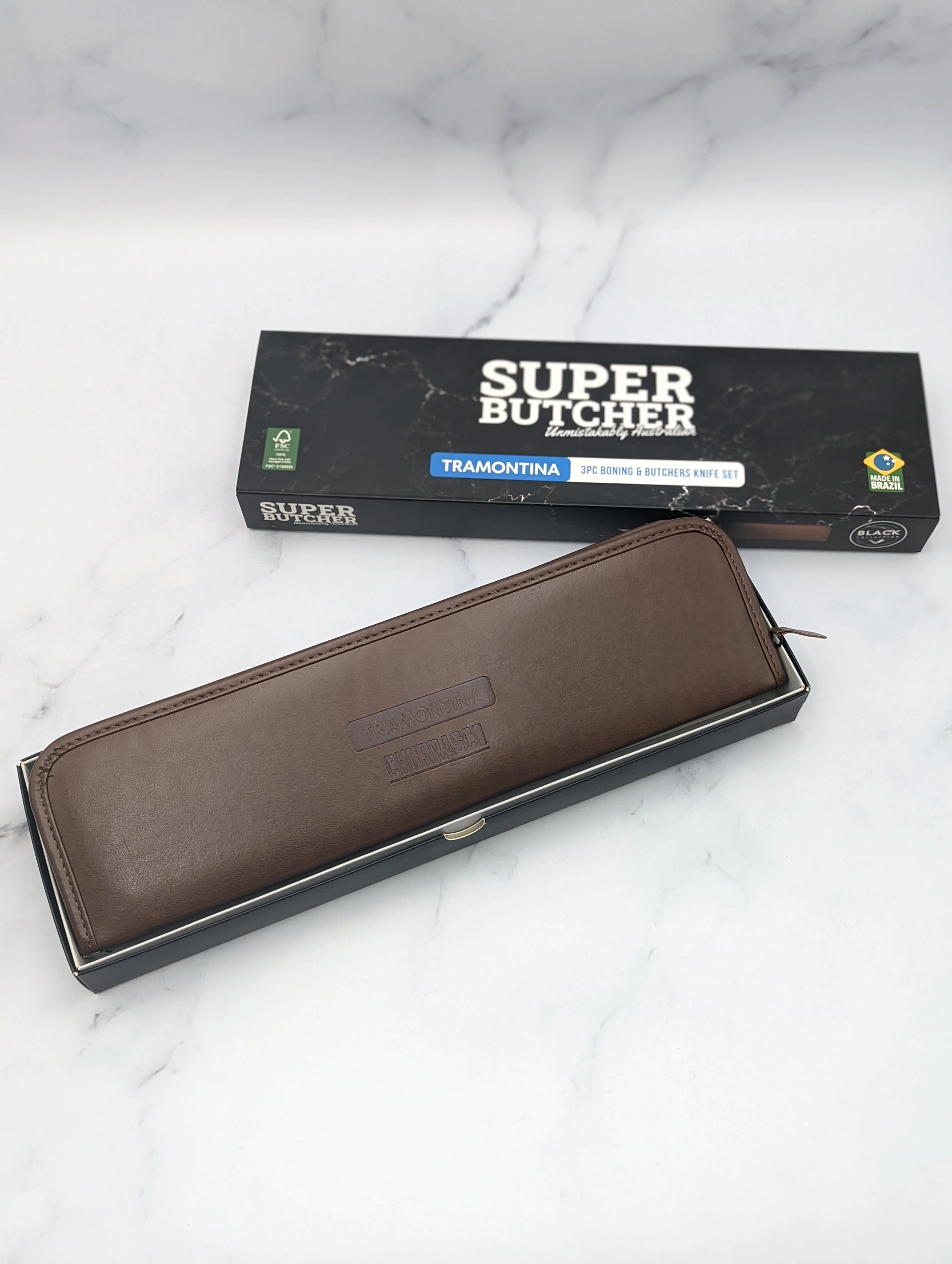 Super Butcher X Tramontina 3pc Boning & Butcher's Knife Set - Image 5
