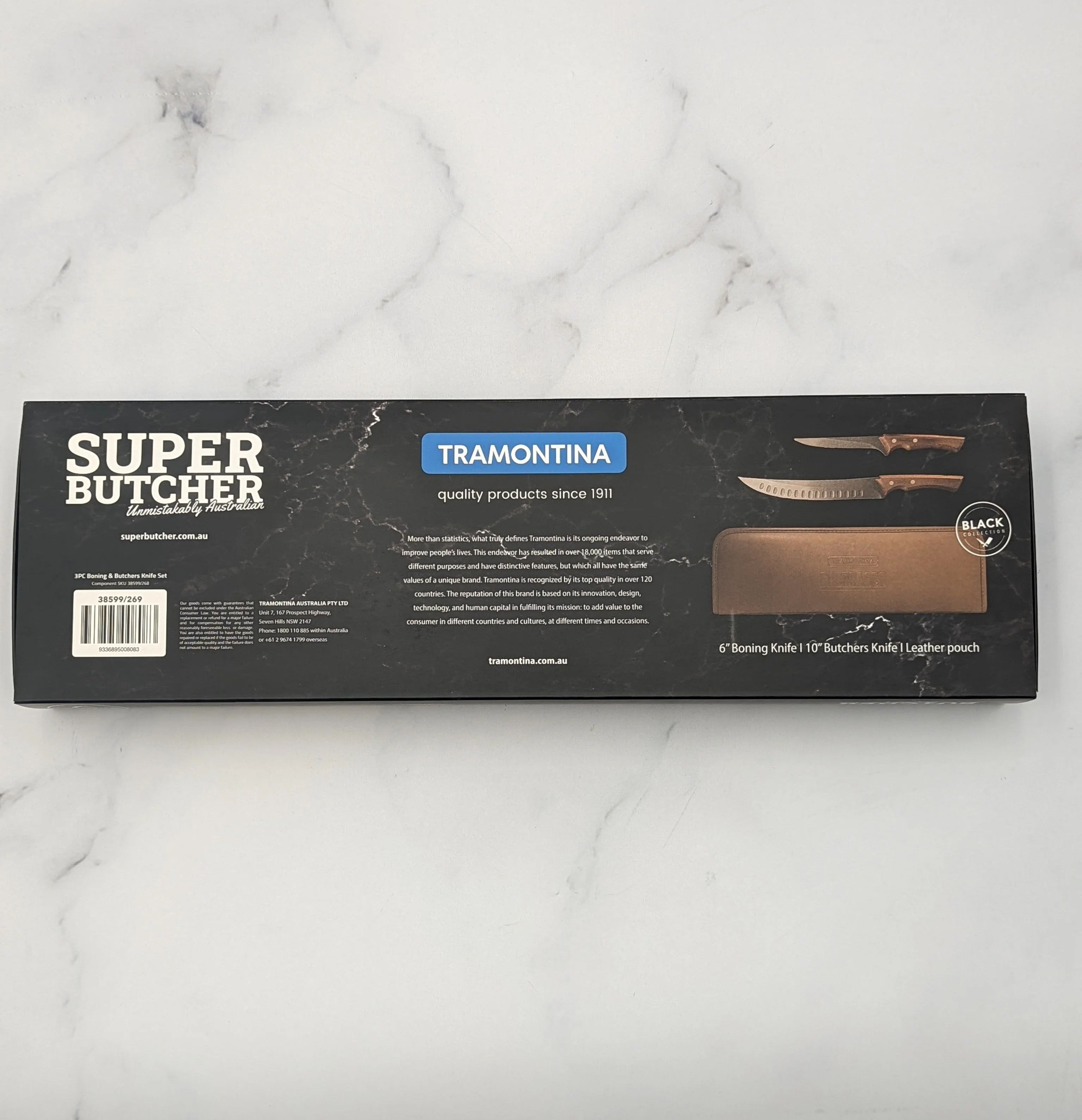 Super Butcher X Tramontina 3pc Boning & Butcher's Knife Set - Image 6